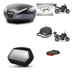 SHAD Side cases + rear trunk + accessories + mounting hardware + 3p hardware SH48 DARK GREY PREMIUM SC SH35 PREMIUM KIT-271554