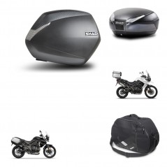SHAD Rear trunk + side cases + mounting hardware + internal bag + 3p hardware SH36 SH 36 SH48 DARK GREY PREMIUM KIT-271666