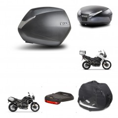 SHAD Rear trunk + side cases + mounting hardware + accessories + 3p hardware SH36 SH 36 SH48 DARK GREY PREMIUM KIT-271675