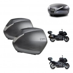 SHAD Rear trunk + side cases + 3p hardware + mounting hardware SH36 SH 36 SH48 DARK GREY PREMIUM KIT-271888