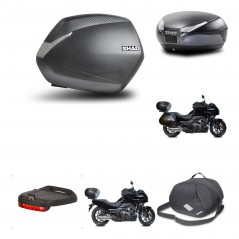 SHAD Rear trunk + side cases + 3p hardware + accessories + mounting hardware SH36 SH 36 SH48 DARK GREY PREMIUM KIT-271896