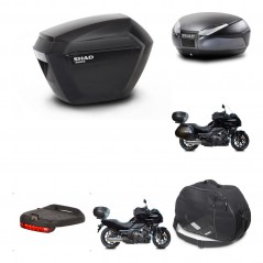 SHAD Rear trunk + side cases + 3p hardware + accessories + mounting hardware SH23 SH48 DARK GREY PREMIUM KIT-271916