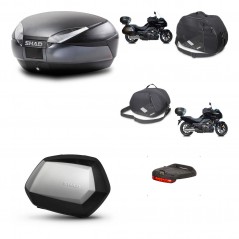 SHAD Side cases + rear trunk + 3p hardware + accessories + mounting hardware SH48 DARK GREY PREMIUM SC SH35 PREMIUM KIT-271920