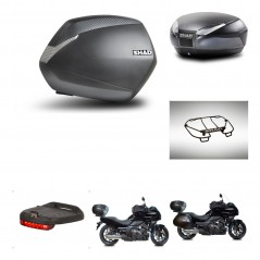 SHAD Rear trunk + side cases + accessories + 3p hardware + mounting hardware SH36 SH 36 SH48 DARK GREY PREMIUM KIT-271933