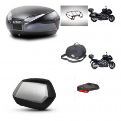 SHAD Side cases + rear trunk + accessories + 3p hardware + mounting hardware SH48 DARK GREY PREMIUM SC SH35 PREMIUM KIT-271938