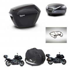 SHAD Rear trunk + side cases + accessories + 3p hardware + mounting hardware SH23 SH48 DARK GREY PREMIUM KIT-271943