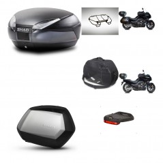 SHAD Side cases + rear trunk + accessories + 3p hardware + mounting hardware SH48 DARK GREY PREMIUM SC SH35 PREMIUM KIT-271957
