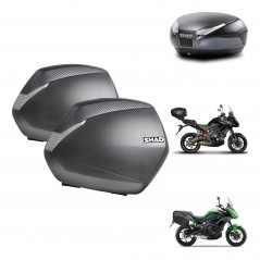 SHAD Rear trunk + side cases + mounting hardware + 3p hardware SH36 SH 36 SH48 DARK GREY PREMIUM KIT-271960