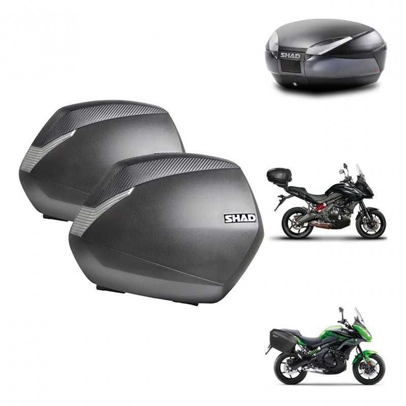 SHAD Rear trunk + side cases + mounting hardware + 3p hardware SH36 SH 36 SH48 DARK GREY PREMIUM KIT-271960