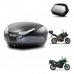 SHAD Side cases + rear trunk + mounting hardware + 3p hardware SH48 DARK GREY PREMIUM SC SH35 PREMIUM KIT-271966