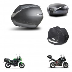 SHAD Rear trunk + side cases + internal bag + mounting hardware + 3p hardware SH36 SH 36 SH48 DARK GREY PREMIUM KIT-271978