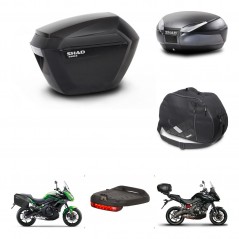 SHAD Baul trasero + maletas laterales accesorios herraje montaje 3p SH23 SH48 DARK GREY PREMIUM KIT-271988