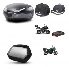 SHAD Side cases + rear trunk + accessories + mounting hardware + 3p hardware SH48 DARK GREY PREMIUM SC SH35 PREMIUM KIT-271992