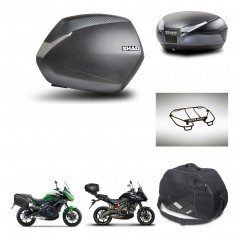 SHAD Rear trunk + side cases + accessories + mounting hardware + 3p hardware SH36 SH 36 SH48 DARK GREY PREMIUM KIT-272014