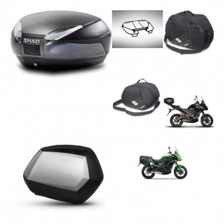 SHAD Side cases + rear trunk + accessories + mounting hardware + 3p hardware SH48 DARK GREY PREMIUM SC SH35 PREMIUM KIT-272019