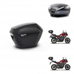 SHAD Rear trunk + side cases + 3p hardware + mounting hardware SH23 SH48 DARK GREY PREMIUM KIT-272033