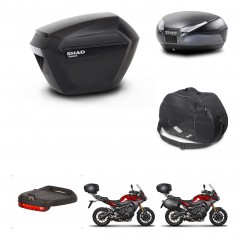SHAD Baul trasero + maletas laterales accesorios herraje 3p montaje SH23 SH48 DARK GREY PREMIUM KIT-272060