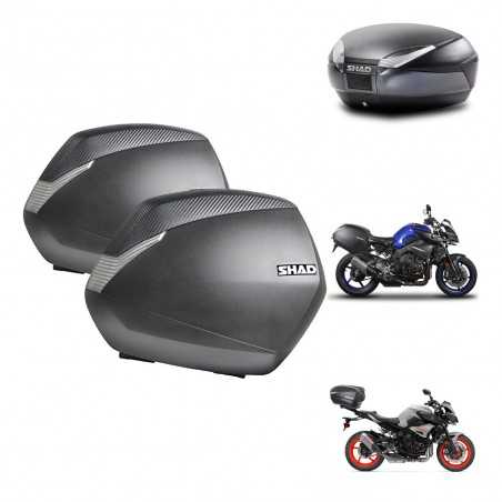 SHAD Rear trunk + side cases + 3p hardware + mounting hardware SH36 SH 36 SH48 DARK GREY PREMIUM KIT-272152