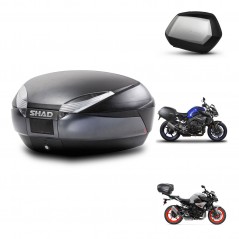 SHAD Maletas laterales + baul trasero herraje 3p montaje SH48 DARK GREY PREMIUM SC SH35 KIT-272158