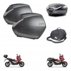 SHAD Rear trunk + side cases + internal bag + 3p hardware + mounting hardware SH36 SH 36 SH48 DARK GREY PREMIUM KIT-272223