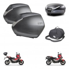 SHAD Baul trasero + maletas laterales bolsa interna herraje 3p montaje SH36 SH 36 SH48 DARK GREY PREMIUM KIT-272295