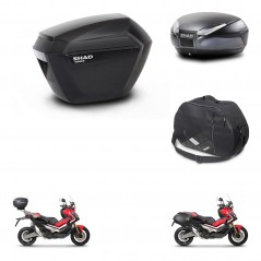 SHAD Rear trunk + side cases + internal bag + 3p hardware + mounting hardware SH23 SH48 DARK GREY PREMIUM KIT-272315