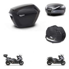 SHAD Rear trunk + side cases + internal bag + 3p hardware + mounting hardware SH23 SH48 DARK GREY PREMIUM KIT-272387