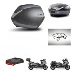SHAD Rear trunk + side cases + accessories + 3p hardware + mounting hardware SH36 SH 36 SH48 DARK GREY PREMIUM KIT-272413