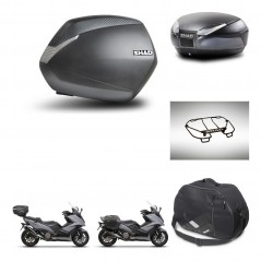 SHAD Baul trasero + maletas laterales accesorios herraje 3p montaje SH36 SH 36 SH48 DARK GREY PREMIUM KIT-272422