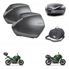 SHAD Baul trasero + maletas laterales bolsa interna herraje 3p montaje SH36 SH 36 SH48 DARK GREY PREMIUM KIT-272439