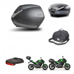 SHAD Rear trunk + side cases + accessories + 3p hardware + mounting hardware SH36 SH 36 SH48 DARK GREY PREMIUM KIT-272448
