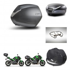 SHAD Rear trunk + side cases + accessories + 3p hardware + mounting hardware SH36 SH 36 SH48 DARK GREY PREMIUM KIT-272494