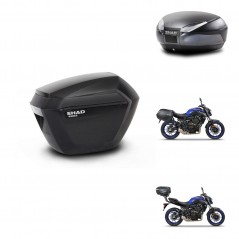 SHAD Rear trunk + side cases + 3p hardware + mounting hardware SH23 SH48 DARK GREY PREMIUM KIT-272873