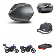 SHAD Baul trasero + maletas laterales accesorios herraje 3p montaje SH36 SH 36 SH48 DARK GREY PREMIUM KIT-272880