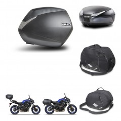 SHAD Baul trasero + maletas laterales accesorios herraje 3p montaje SH36 SH 36 SH48 DARK GREY PREMIUM KIT-272889