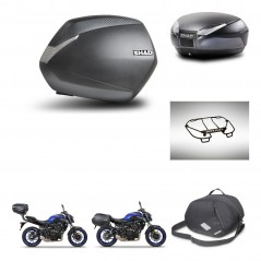SHAD Rear trunk + side cases + accessories + 3p hardware + mounting hardware SH36 SH 36 SH48 DARK GREY PREMIUM KIT-272907