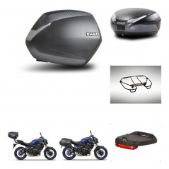 SHAD Baul trasero + maletas laterales accesorios herraje 3p montaje SH36 SH 36 SH48 DARK GREY PREMIUM KIT-272917