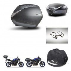 SHAD Rear trunk + side cases + accessories + 3p hardware + mounting hardware SH36 SH 36 SH48 DARK GREY PREMIUM KIT-272926