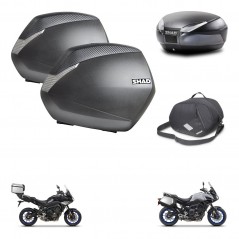 SHAD Rear trunk + side cases + internal bag + 3p hardware + mounting hardware SH36 SH 36 SH48 DARK GREY PREMIUM KIT-272943
