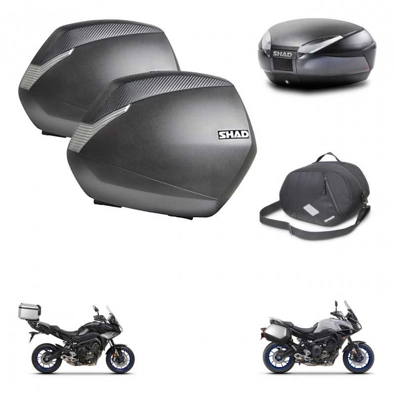SHAD Rear trunk + side cases + internal bag + 3p hardware + mounting hardware SH36 SH 36 SH48 DARK GREY PREMIUM KIT-272943