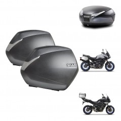 SHAD Rear trunk + side cases + 3p hardware + mounting hardware SH36 SH 36 SH48 DARK GREY PREMIUM KIT-272944