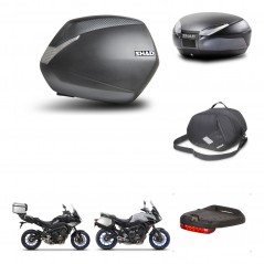 SHAD Rear trunk + side cases + accessories + 3p hardware + mounting hardware SH36 SH 36 SH48 DARK GREY PREMIUM KIT-272952