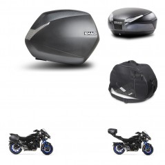 SHAD Rear trunk + side cases + internal bag + mounting hardware + 3p hardware SH36 SH 36 SH48 DARK GREY PREMIUM KIT-273034