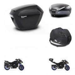 SHAD Rear trunk + side cases + internal bag + mounting hardware + 3p hardware SH23 SH48 DARK GREY PREMIUM KIT-273035