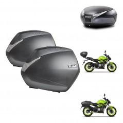 SHAD Rear trunk + side cases + mounting hardware + 3p hardware SH36 SH 36 SH48 DARK GREY PREMIUM KIT-273088