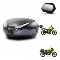 SHAD Side cases + rear trunk + mounting hardware + 3p hardware SH48 DARK GREY PREMIUM SC SH35 PREMIUM KIT-273094