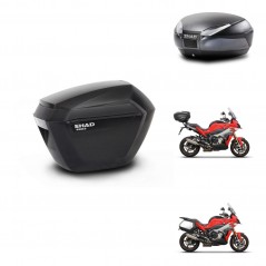 SHAD Rear trunk + side cases + mounting hardware + 3p hardware SH23 SH48 DARK GREY PREMIUM KIT-273305