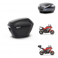 SHAD Rear trunk + side cases + 3p hardware + mounting hardware SH23 SH48 DARK GREY PREMIUM KIT-273377