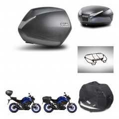 SHAD Rear trunk + side cases + accessories + 3p hardware + mounting hardware SH36 SH 36 SH48 DARK GREY PREMIUM KIT-273502