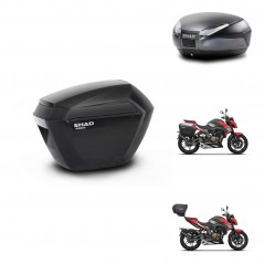 SHAD Rear trunk + side cases + 3p hardware + mounting hardware SH23 SH48 DARK GREY PREMIUM KIT-273593